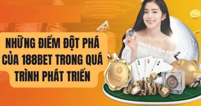 Hành trình vượt vũ môn của 188bet trên thị trường cá cược